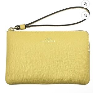 Coach Lemon Wristlet